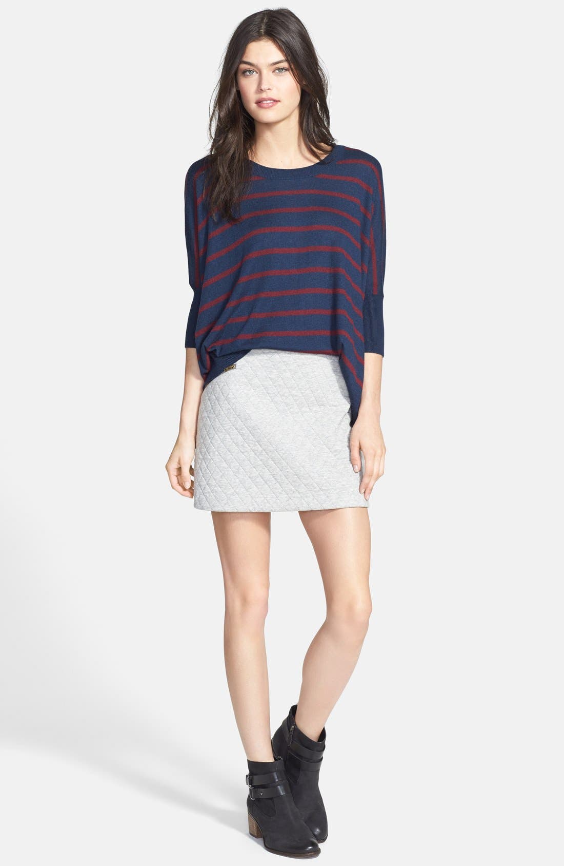 Franco Sarto 'Linden' Leather Bootie, Alternate, color, 