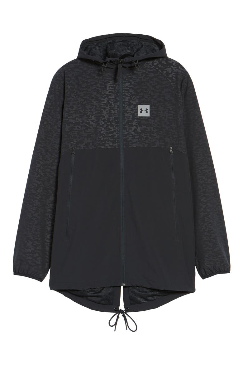 Sportstyle Fishtail Jacket, Alternate, color, BLACK / BLACK / GRAPHITE