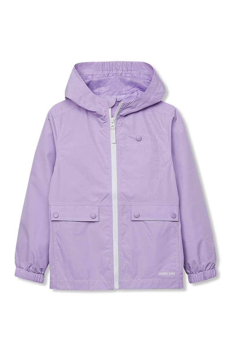 Kids Water Resistant Ocean Breeze Jacket, Main, color, Lavender