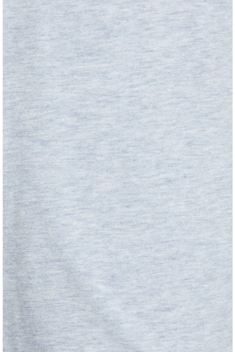 Stretch Cotton & Modal Pajama Shorts, Alternate, color, BLUE HEATHER