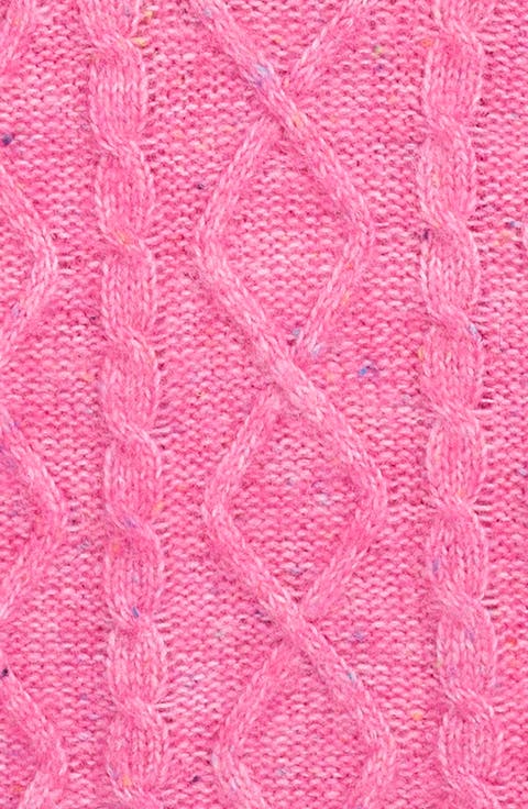 Kids' Boat Neck Cable Knit Sweater