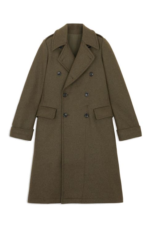 Balbo Double-Breasted Wool Coat
