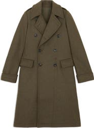 Fortela Balbo Double-Breasted Wool Coat