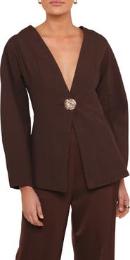 Petal & Pup Elke Collarless Jacket