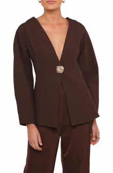 Elke Collarless Jacket