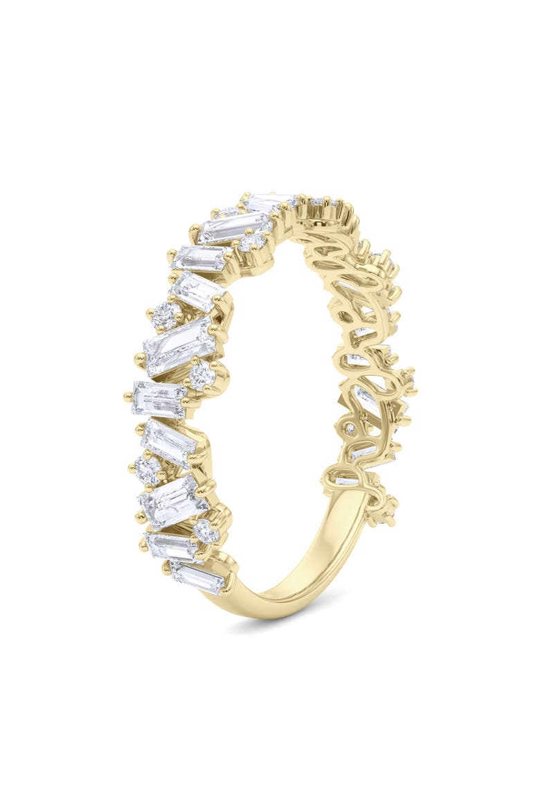 Radiant Cut Lab Grown Diamond 18K Gold Eternity Band, Alternate, color, 18K YELLOW GOLD