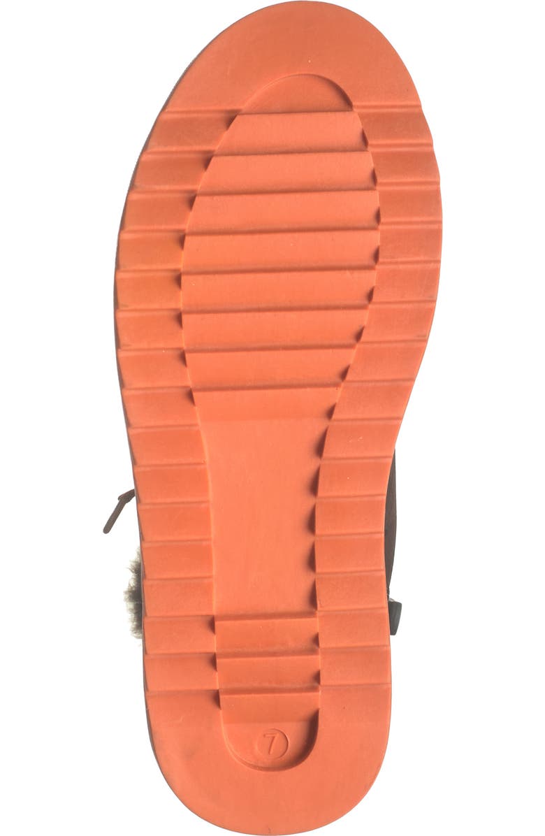 AQUATHERM BY SANTANA CANADA Maya Faux Fur Lined Lace-Up Boot, Alternate, color, Brown Rust