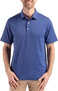 Cutter & Buck Forge Fine Line Stripe Recycled Blend Polo