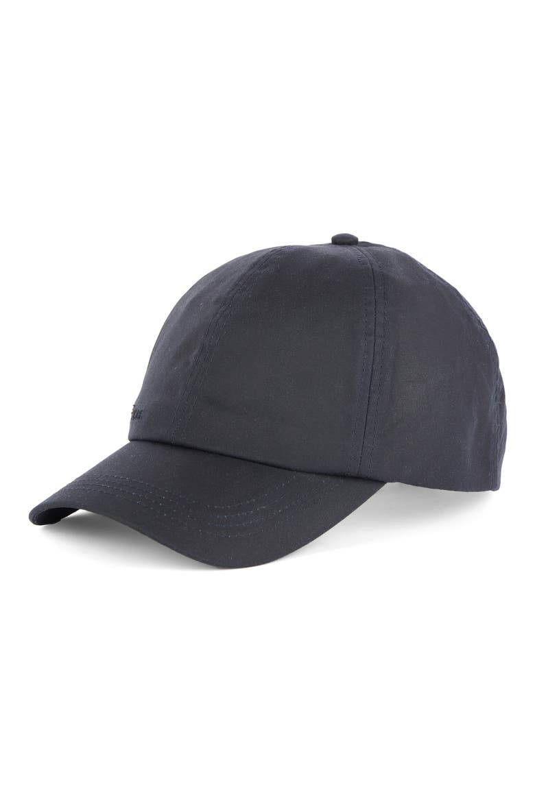 Wax Sports Baseball Cap, Main, color, NAVY/ CORDOVAN