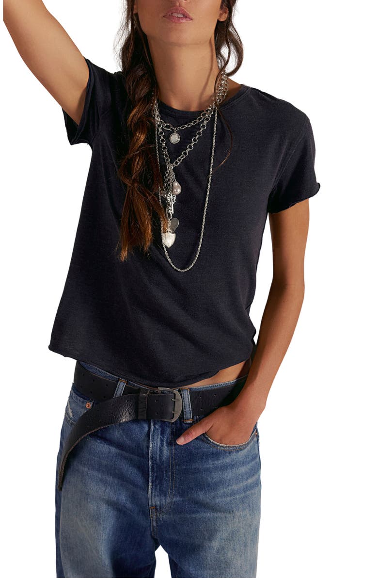 Free People Nova T-Shirt, Main, color, Black