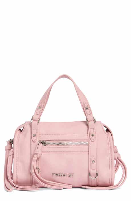 Mini Washed Faux Leather Satchel Bag
