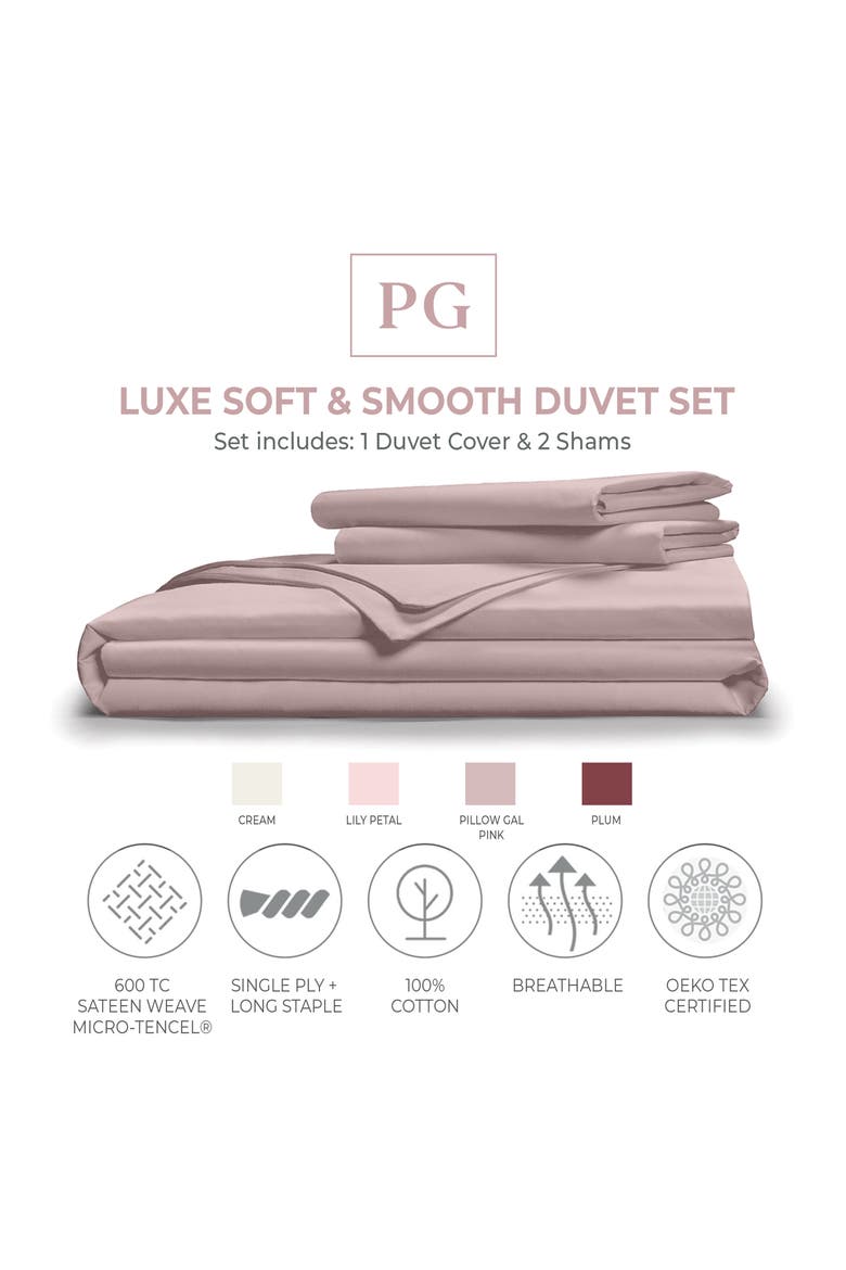 Classic Cool & Crisp Cotton Pillow Case 2-Piece Set, Alternate, color, PG PINK