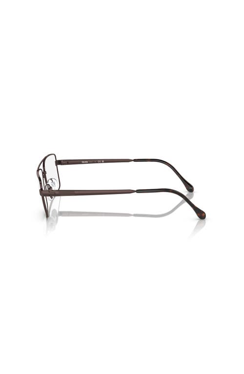 Sferoflex 56mm Square Optical Glasses In Brown
