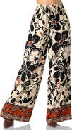 IVONNE Floral Wide Leg Trousers