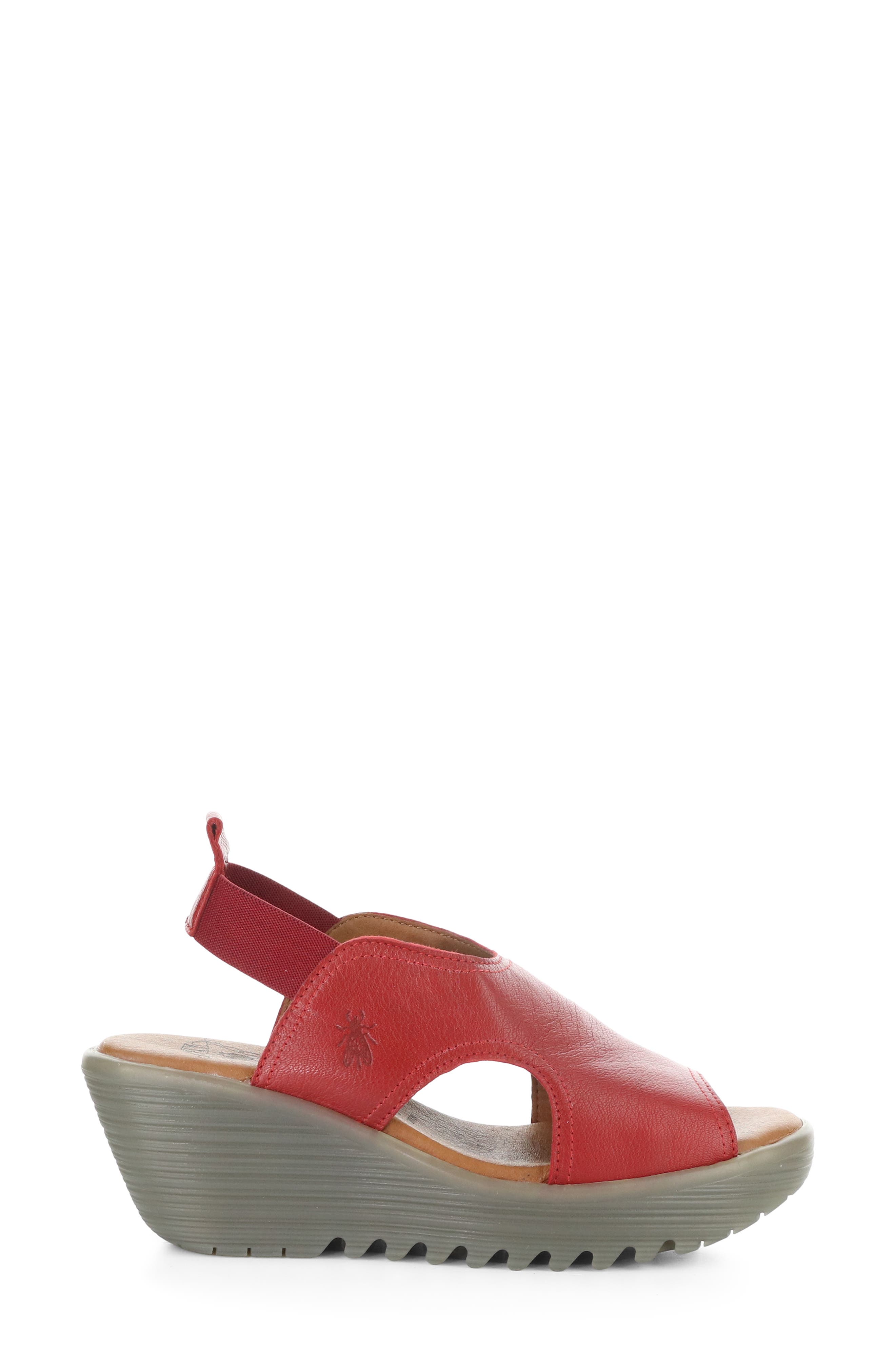 Liku Slingback Platform Wedge Sandal, Alternate, color, LIPSTICK RED