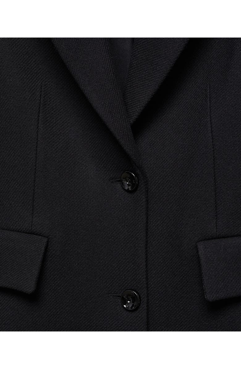 MANGO Structured Virgin Wool Blend Coat, Alternate, color, 