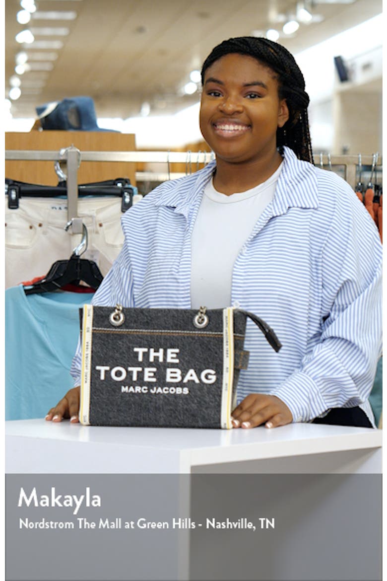 The Small Denim Chain Strap Tote Bag video