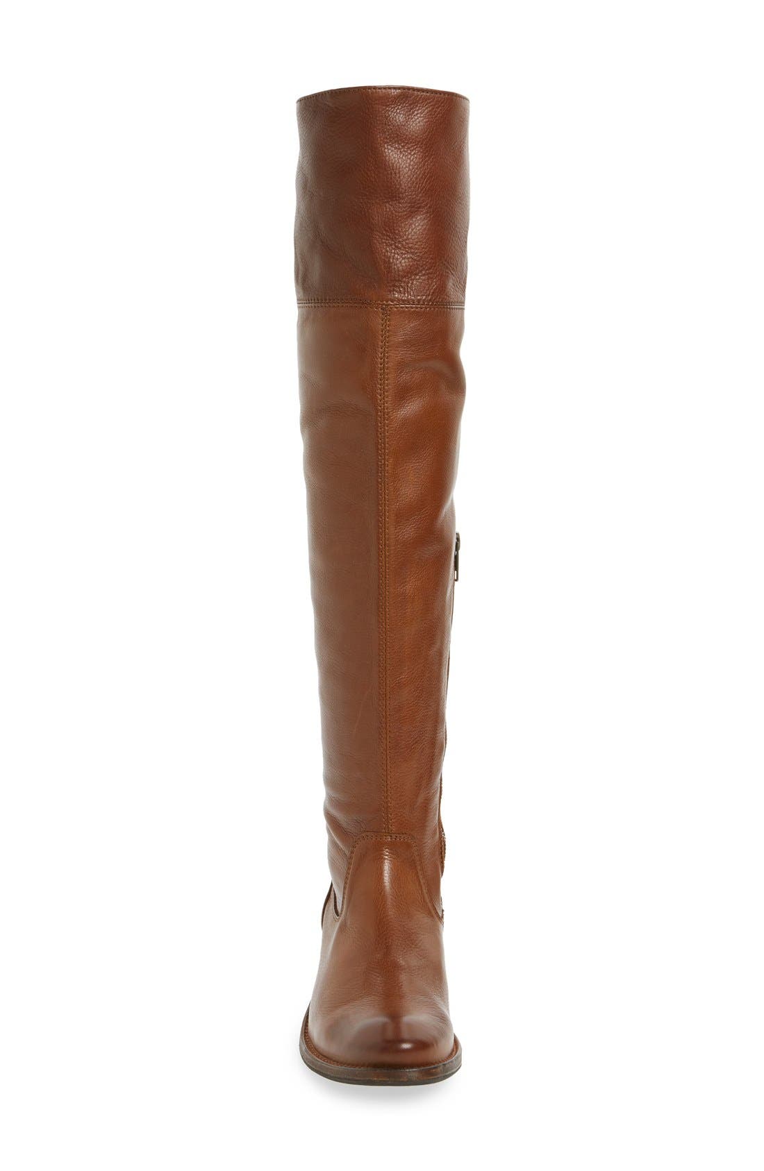 'Shirley' Over the Knee Boot, Alternate, color, BROWN
