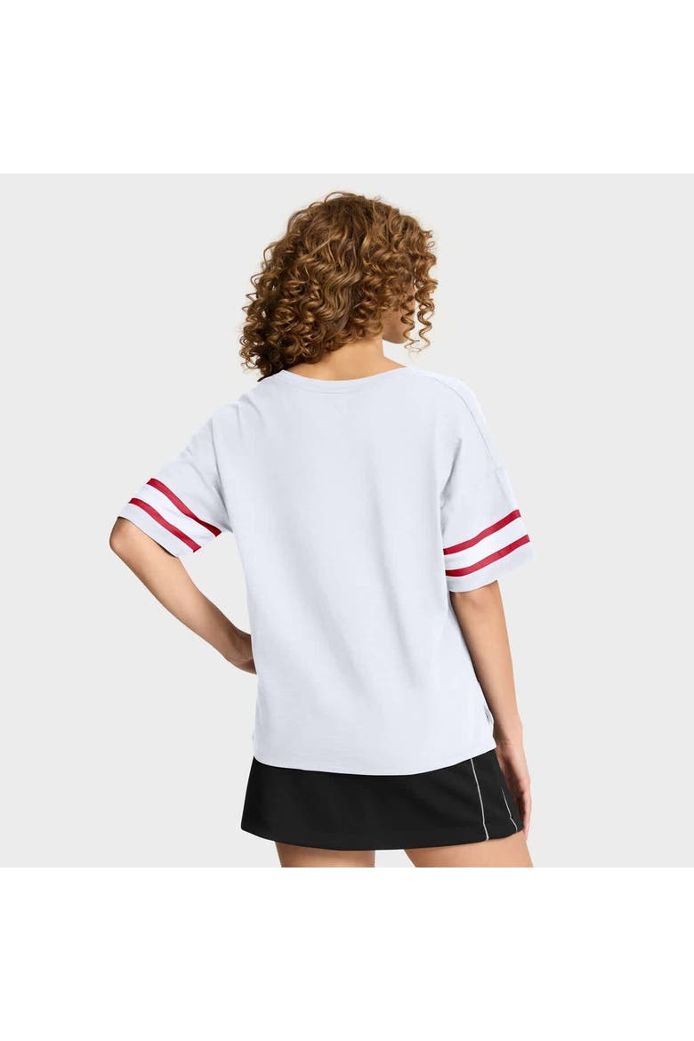 Women's Fanatics White Oklahoma Sooners Hometown Premium Script T-Shirt, Alternate, color, White