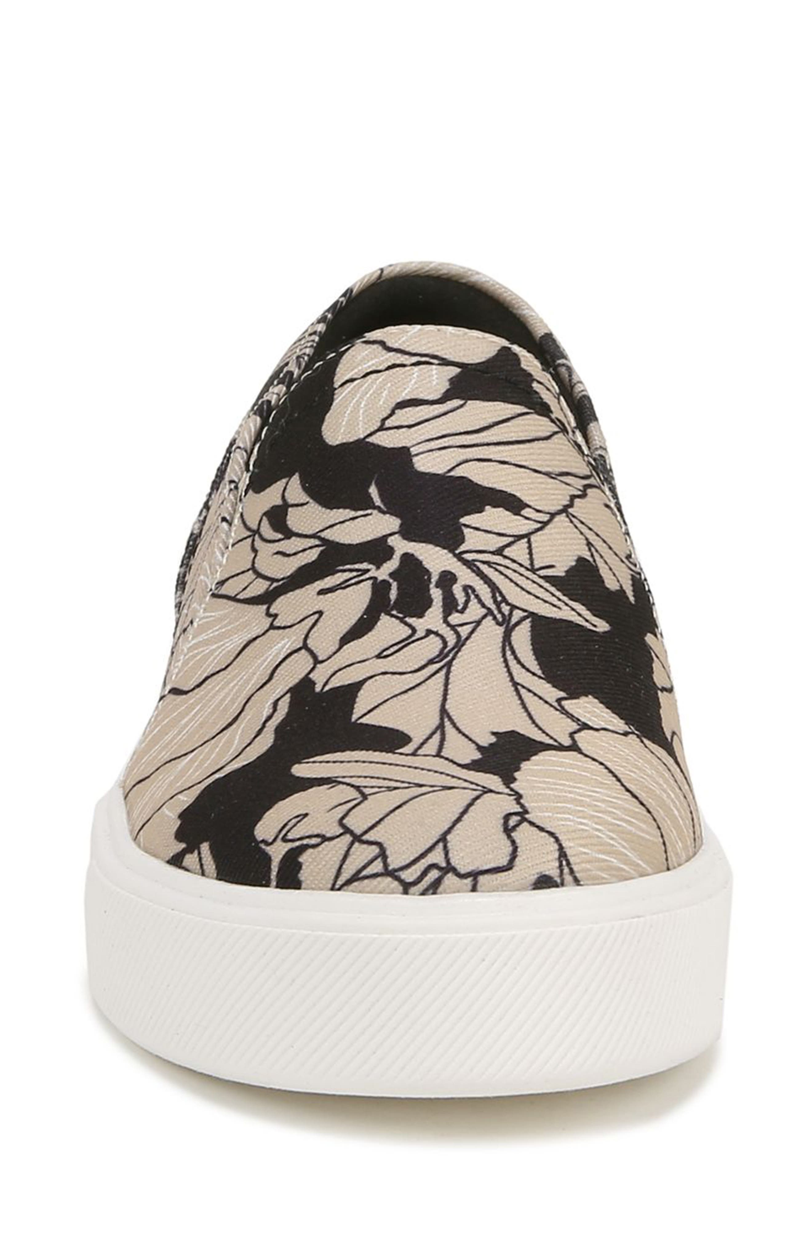 Mirabel Slip-On Platform Sneaker, Alternate, color, BLACK / TAN FLORAL FABRIC