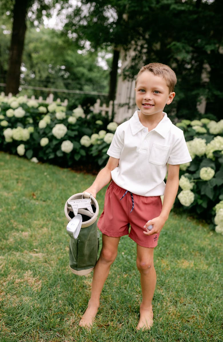 Little Paper Kids Archie Polo, Alternate, color, White