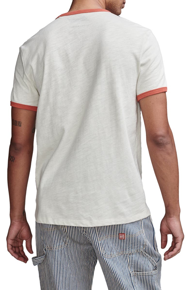 Lucky Brand Budweiser<sup>®</sup> Logo Cotton Graphic T-Shirt, Alternate, color, Lilly White