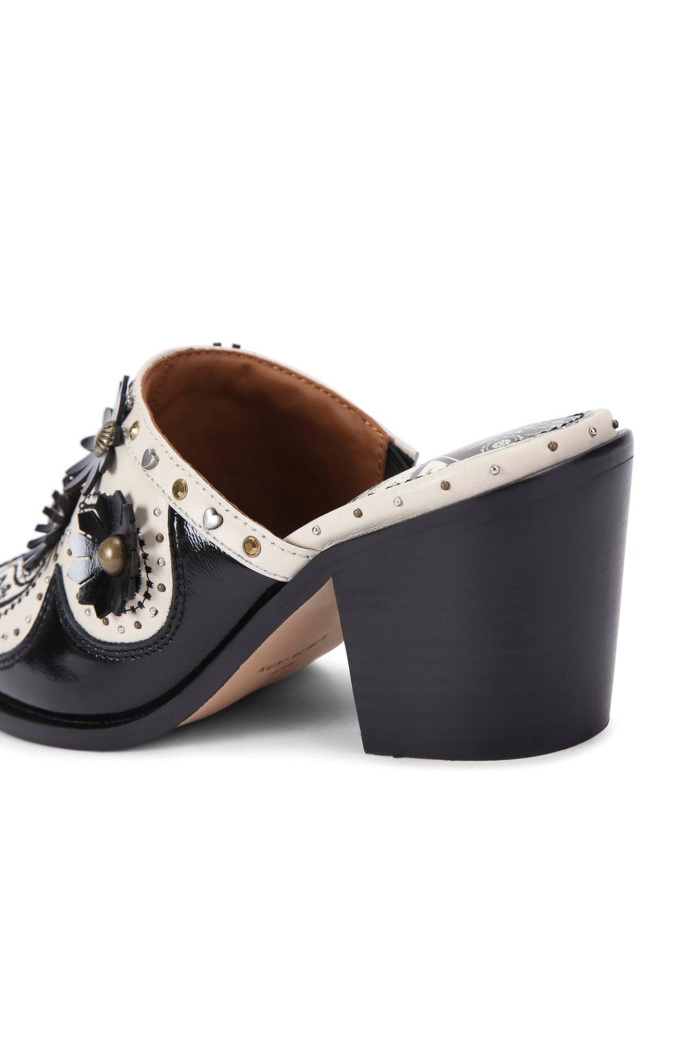 Kurt Geiger London Flower Western Mule, Alternate, color, 