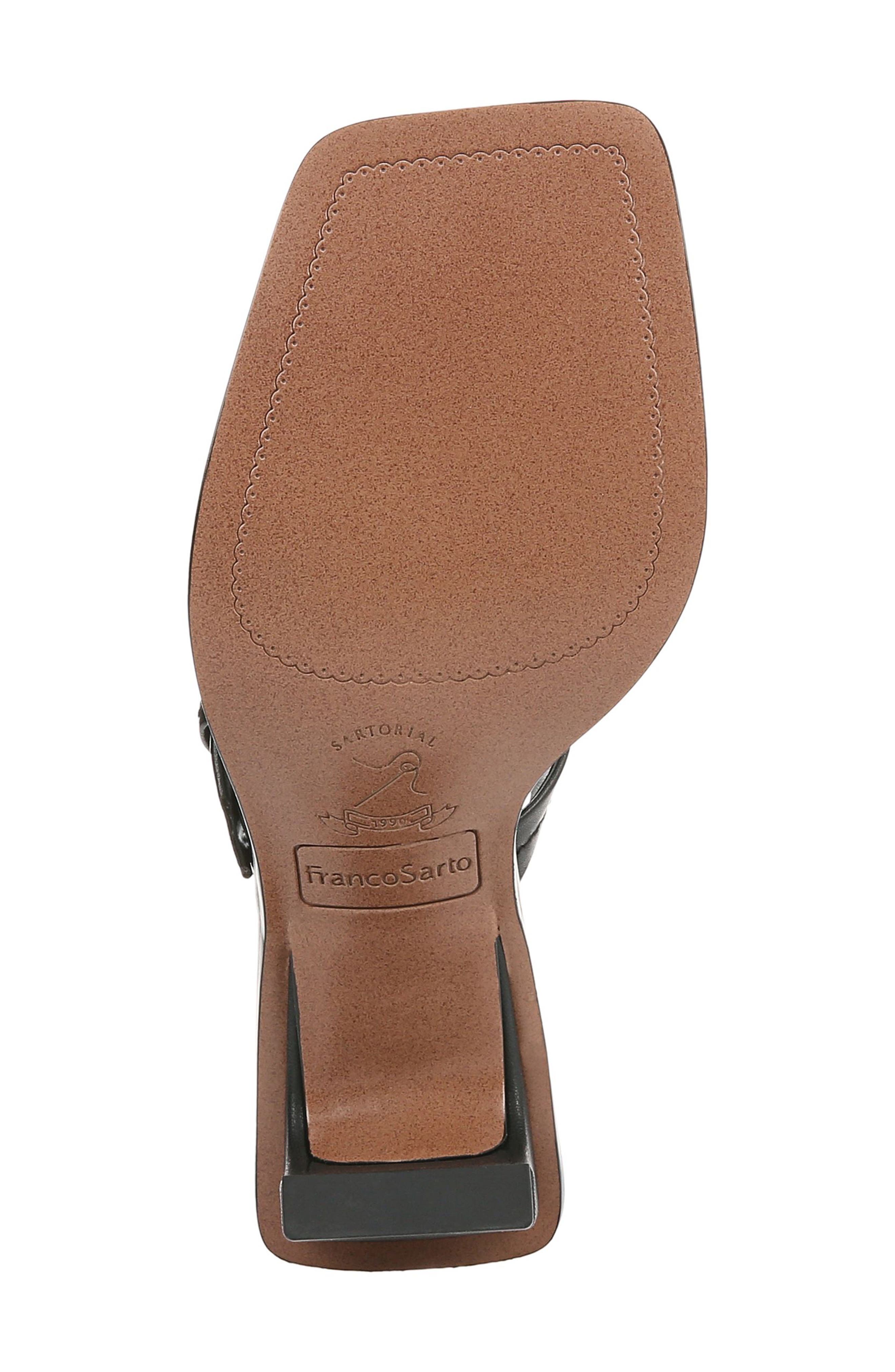 Franco Sarto Frenza Two Strap Sandal, Alternate, color, Black