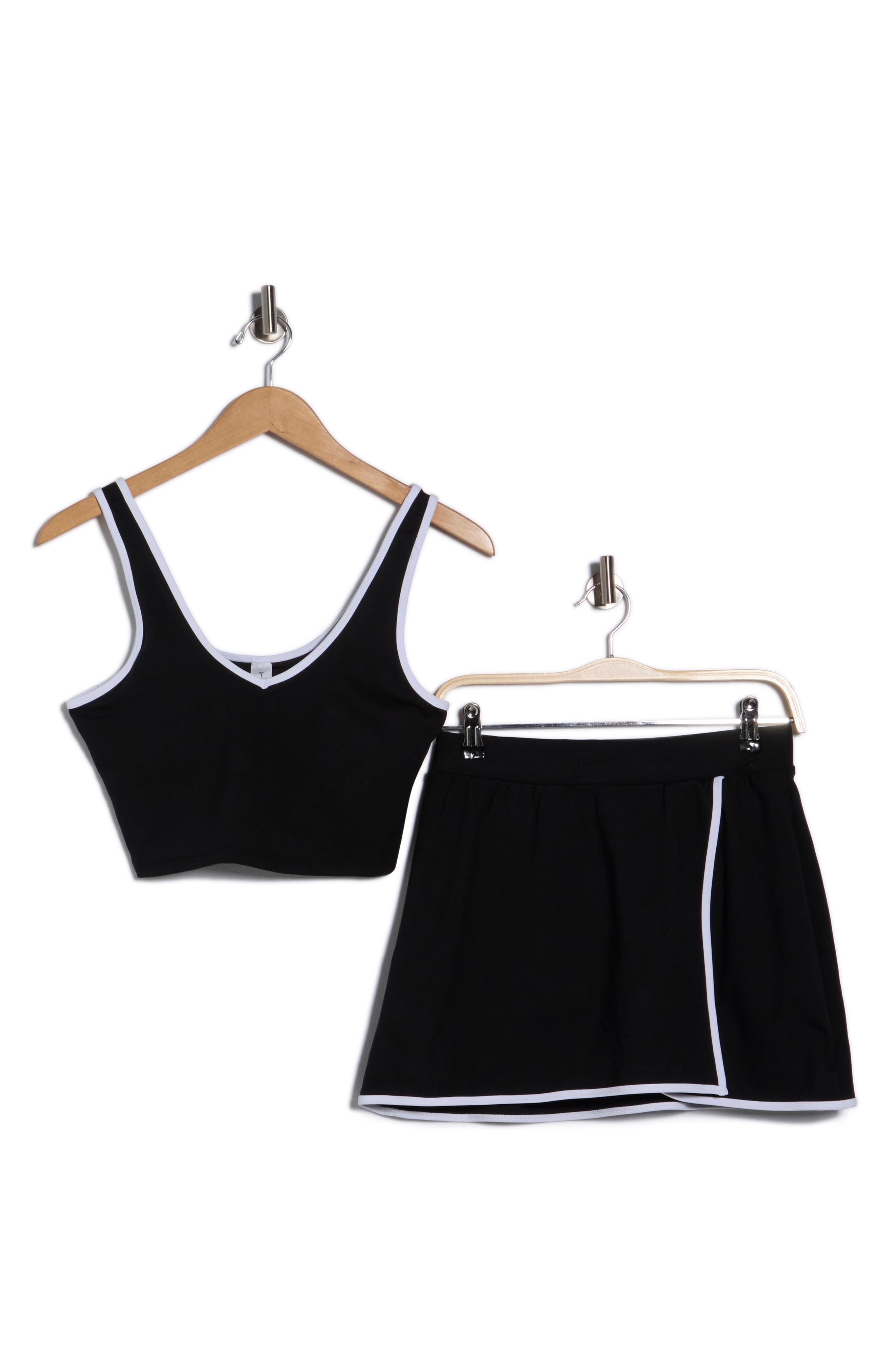 YOGALICIOUS Lux Emmie Crop Tank & Skort Set