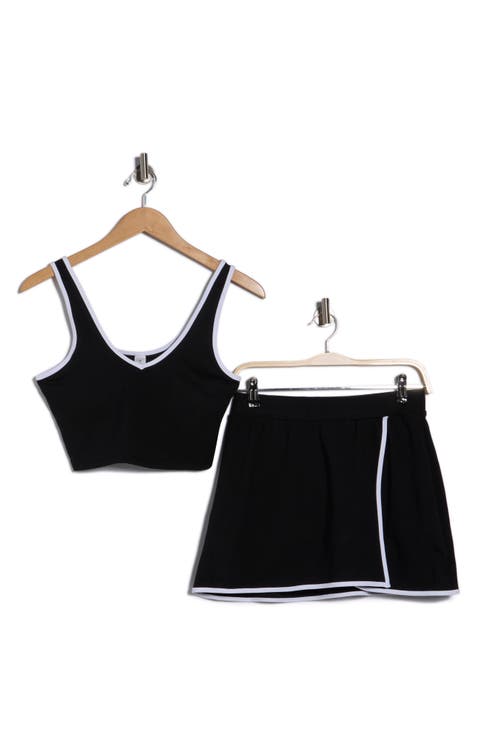 Lux Emmie Crop Tank & Skort Set