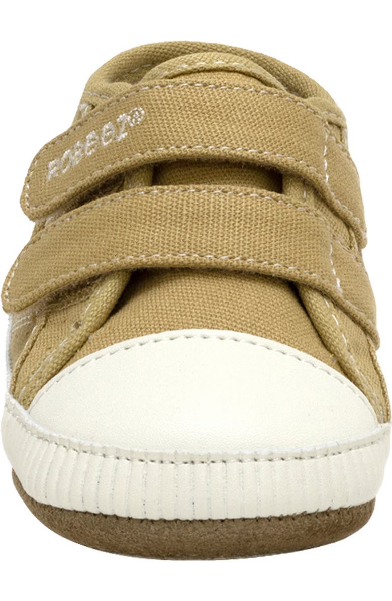 Robeez<sup>®</sup> First Kicks Joey Crib Shoe, Alternate, color, Medium Beige