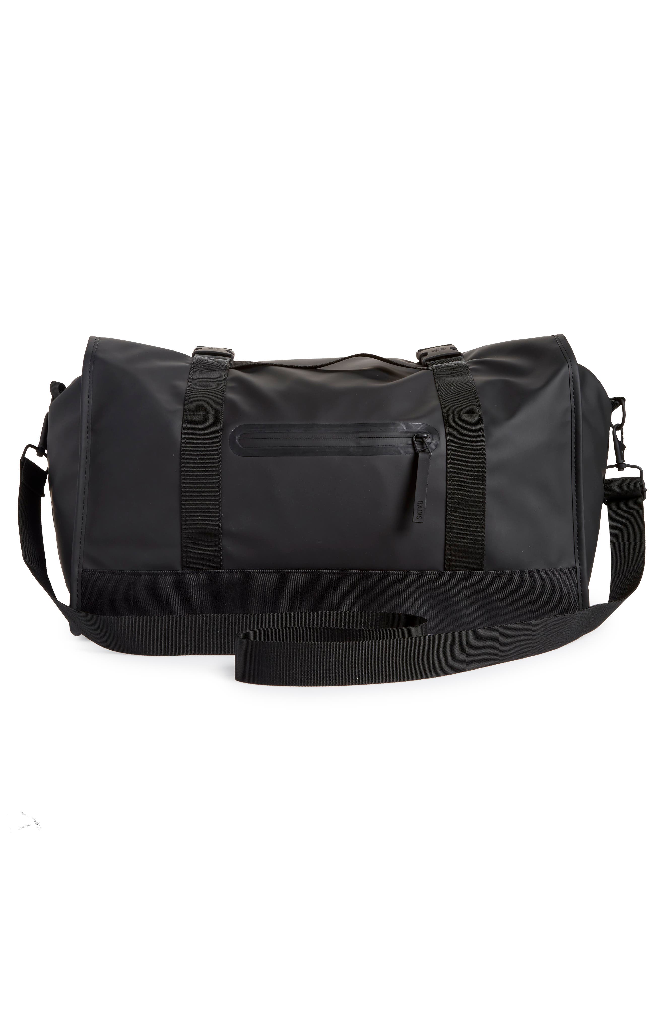 Rains Buckle Rolltop Duffle Bag, Alternate, color, 