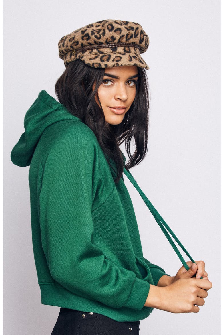 Fiddler Cap, Alternate, color, LEOPARD