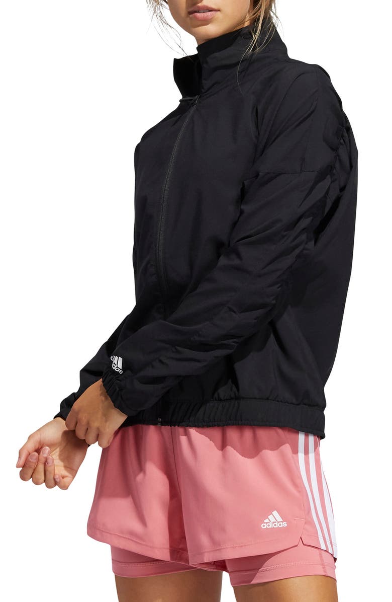 adidas Boston Woven Running Jacket, Main, color, 