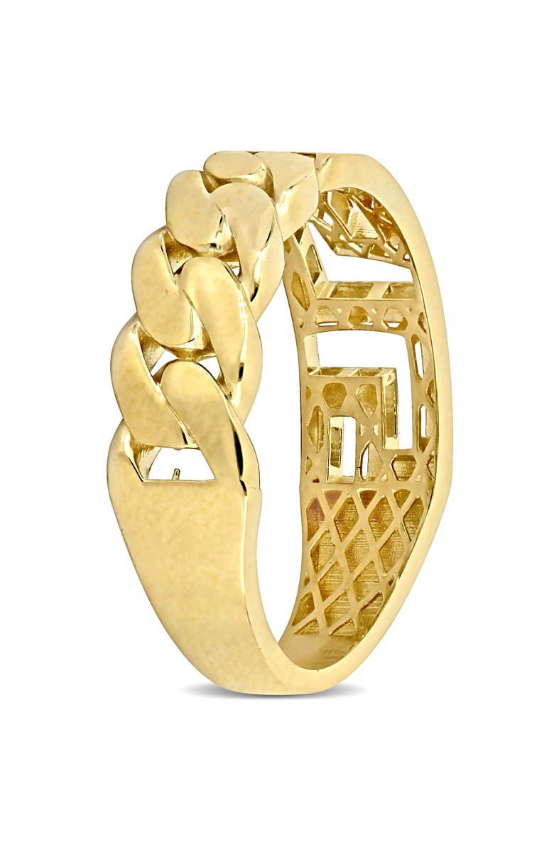 Julianna B. Men's Interlocking Greek Key Design Ring 14k, Alternate, color,