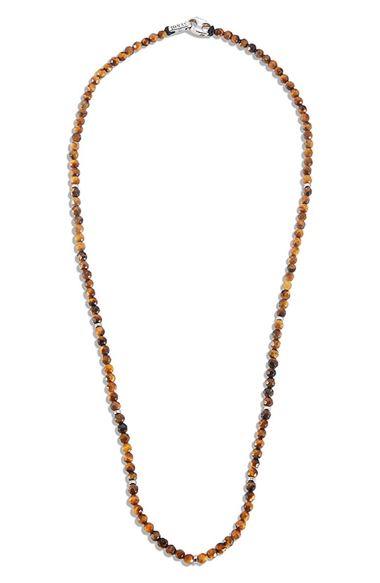Jonas Studio Tiger's Eye Necklace, Main, color, Tiger Eye