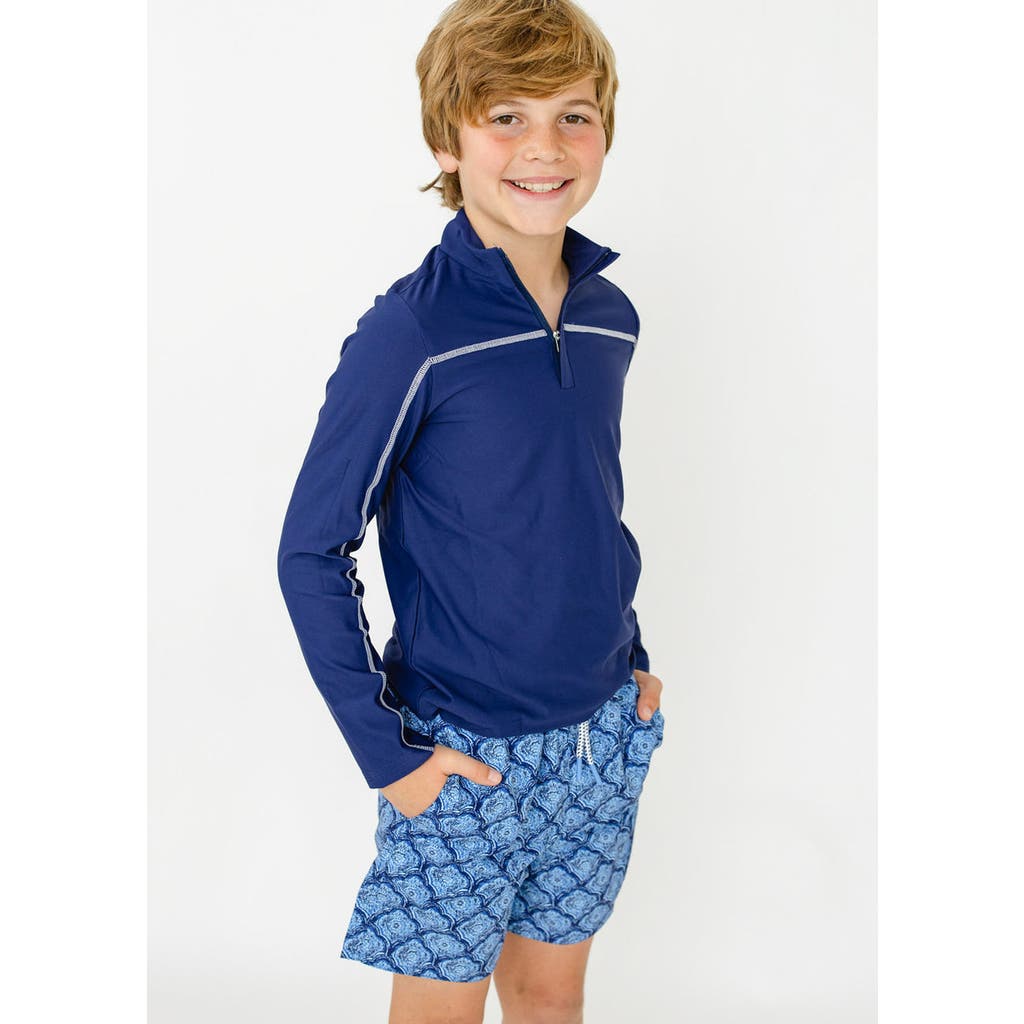 Cabana Life Boys Swim Trunks In Blue