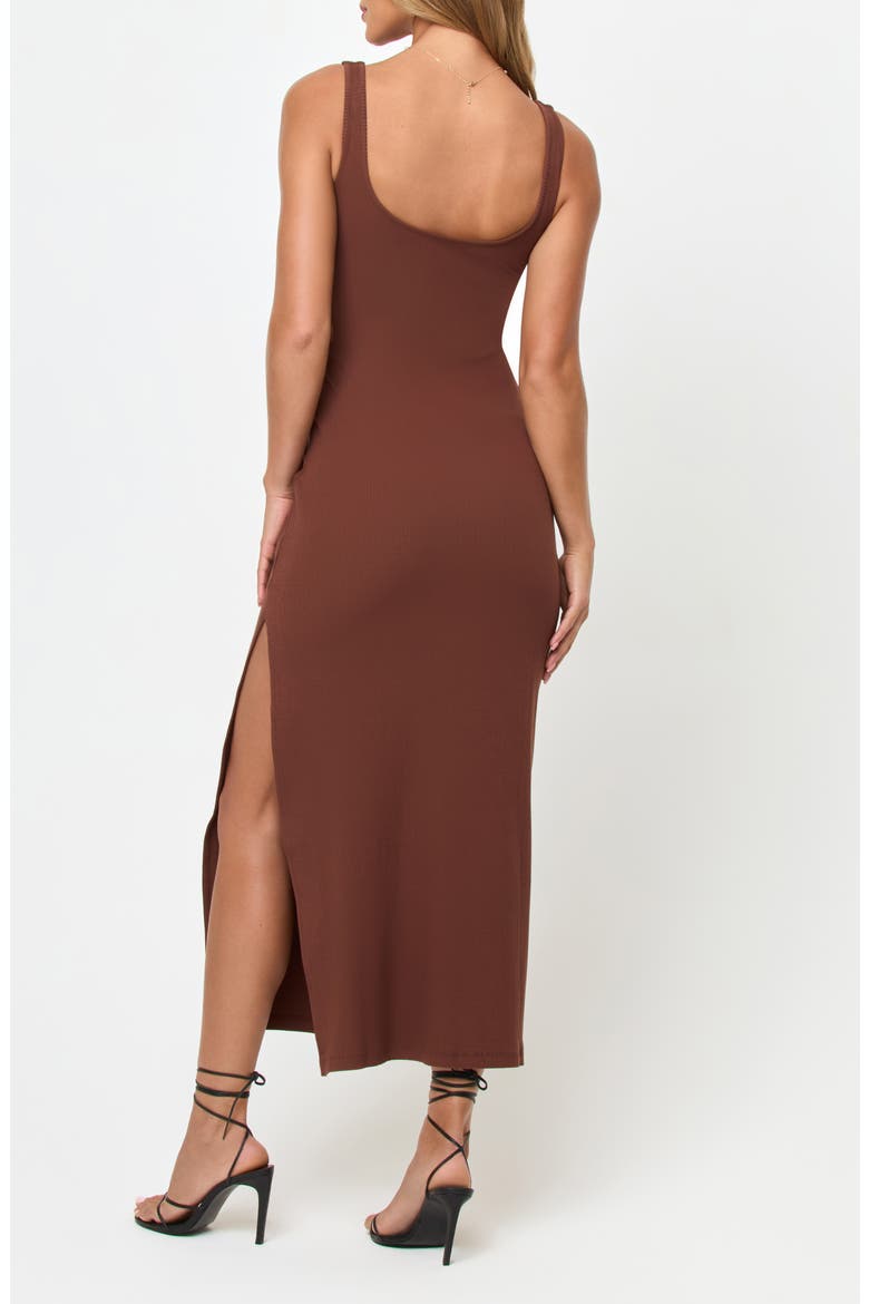Alexis Cover-Up Midi Dress, Alternate, color, CAFE