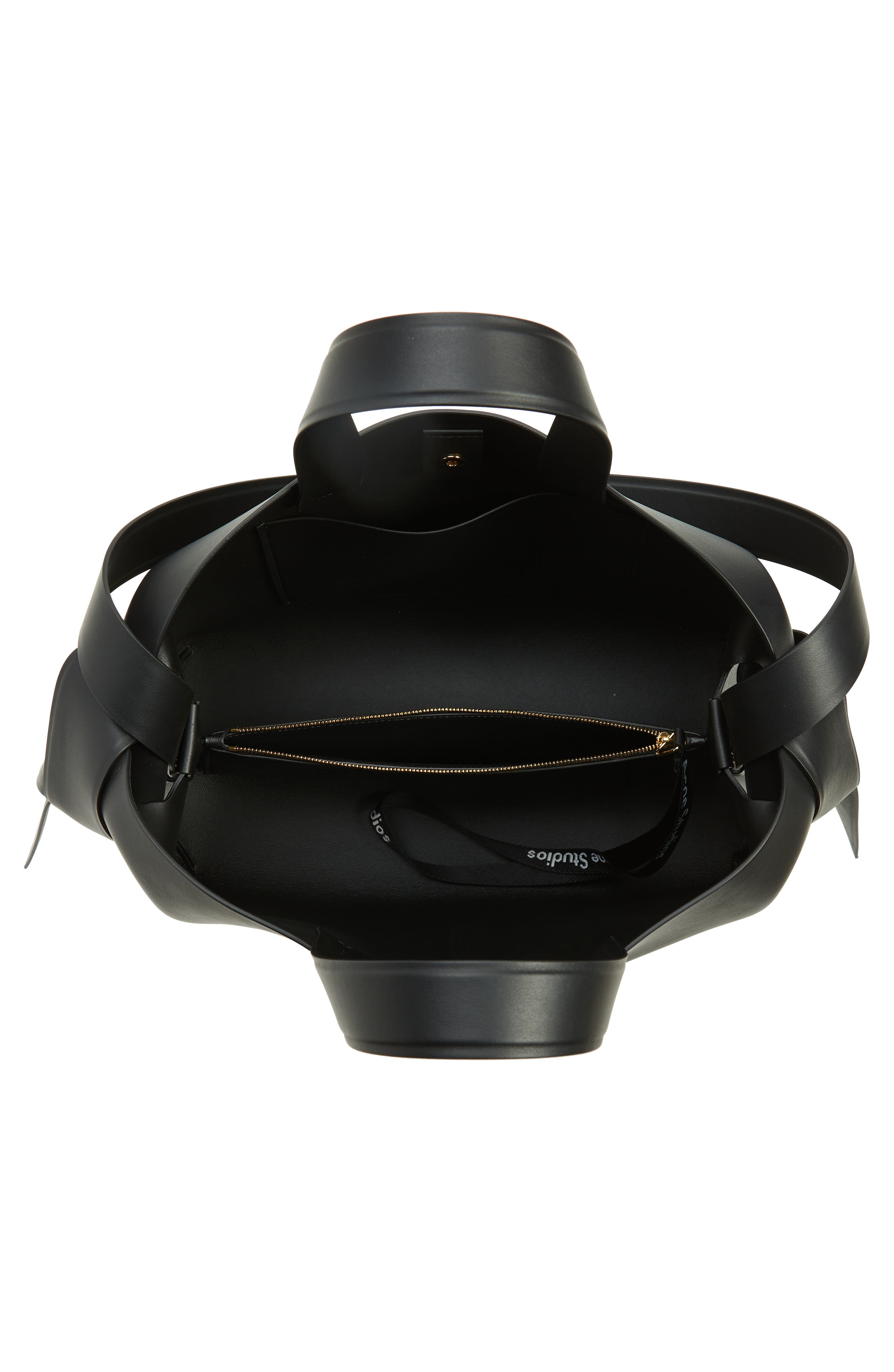 Acne Studios Musubi Leather Tote, Alternate, color, 