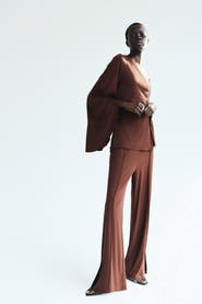 H&M Wide Crease-front Trousers