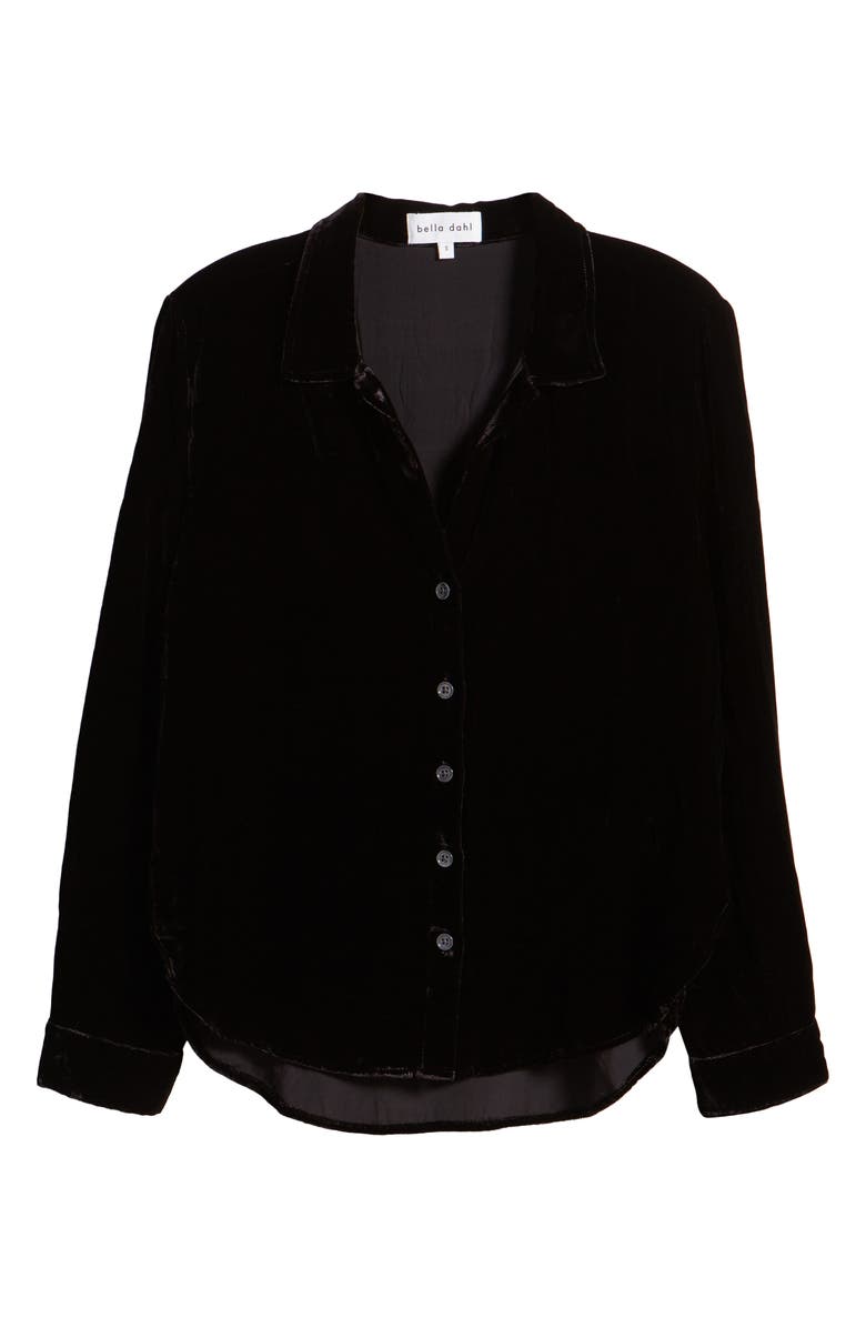 Bella Dahl Velvet Shirt, Alternate, color,