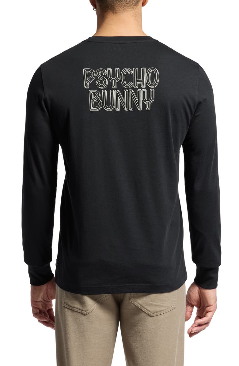 Psycho Bunny Monarch Long Sleeve Graphic T-Shirt, Alternate, color,