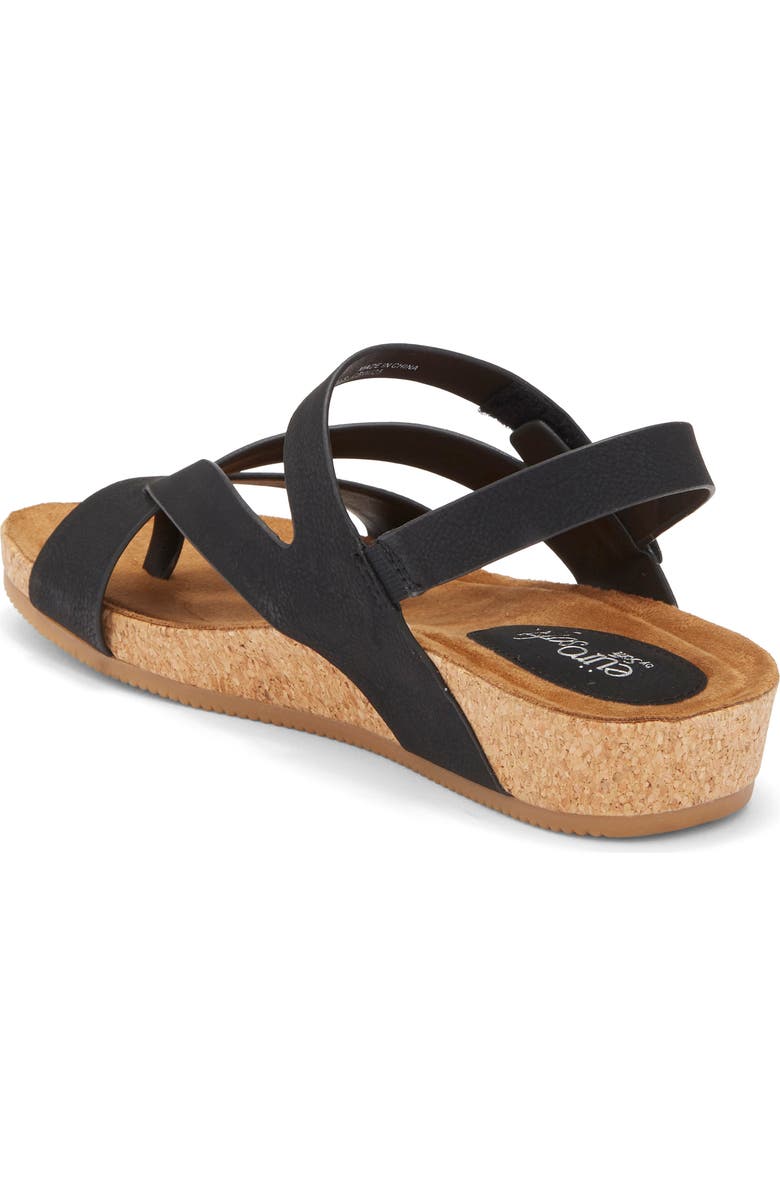 EUROSOFT Gannon Slingback Sandal, Alternate, color, Black