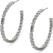 Nadri Twinnie Cubic Zirconia C-Hoop Earrings