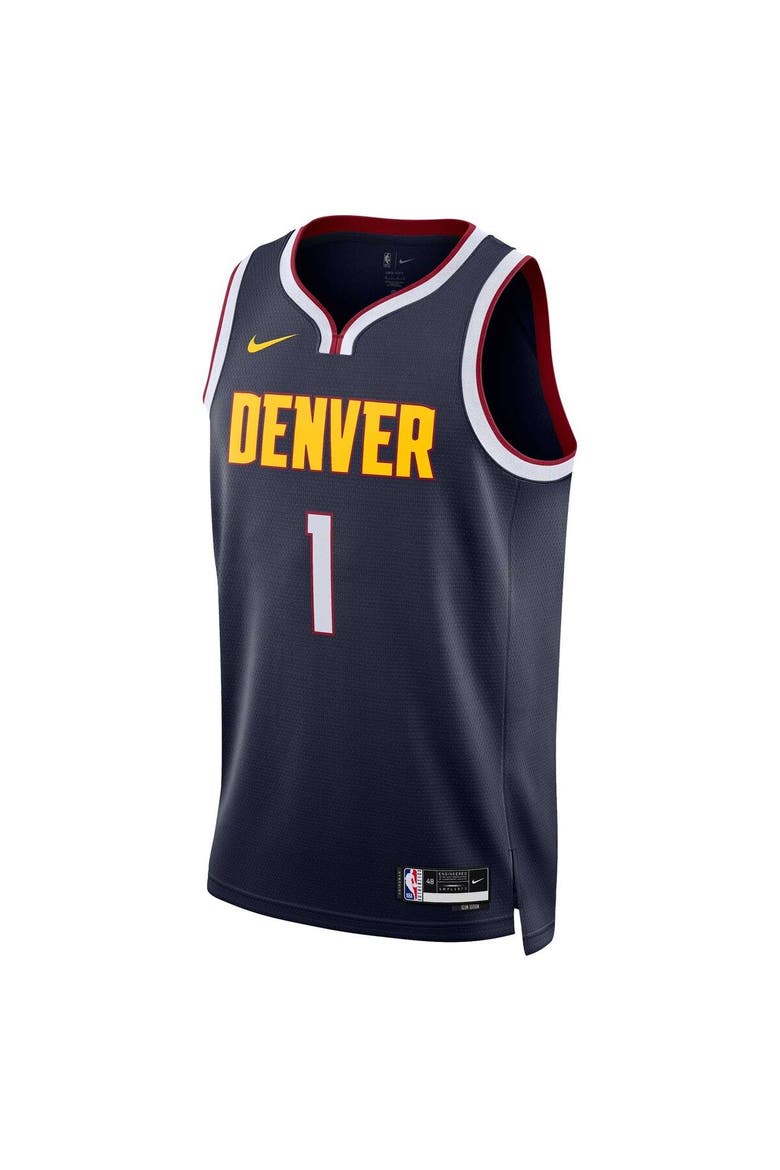 Unisex Nike Michael Porter Jr. Navy Denver Nuggets Swingman Jersey - Icon Edition, Alternate, color, Navy