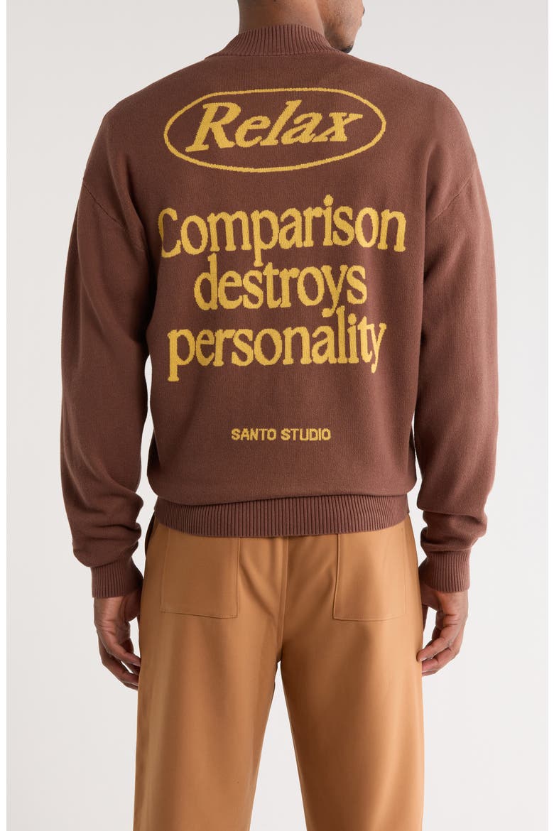 Be Kind Sweater Jacket, Alternate, color, BROWN
