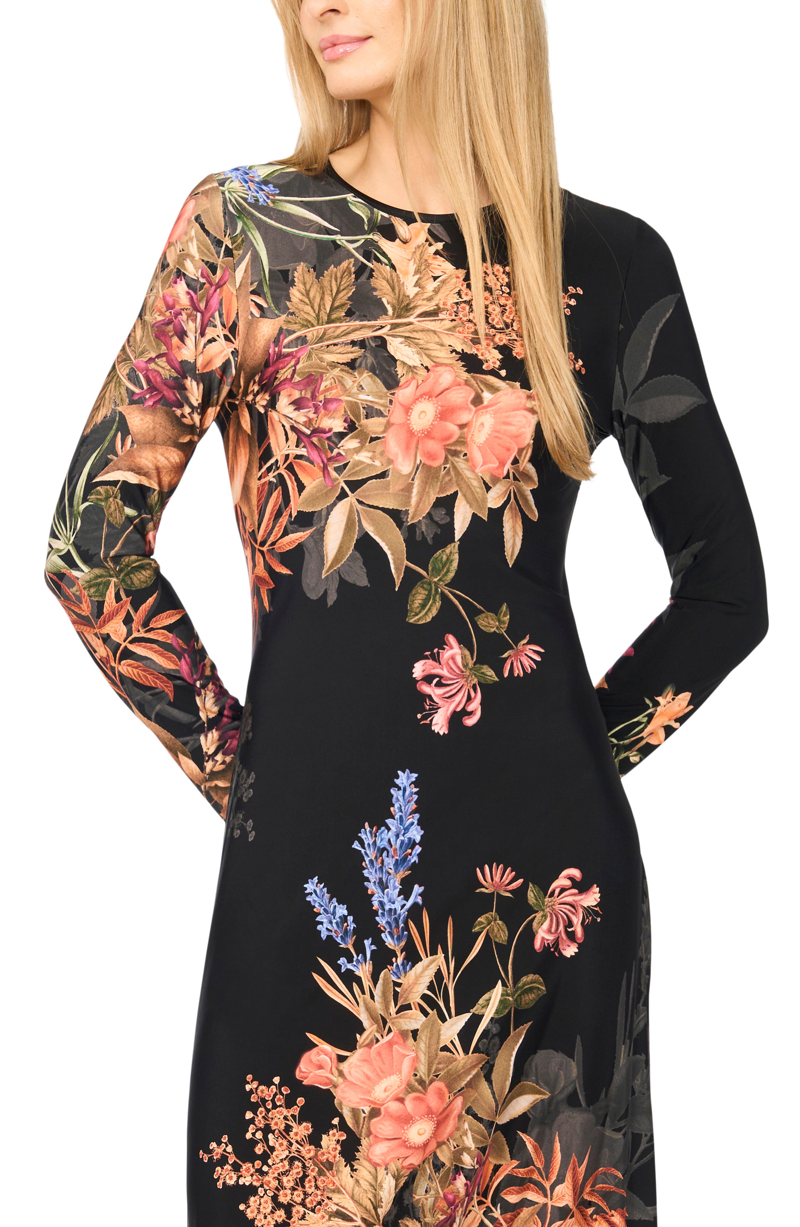 ted baker tiered jersey dress Millie Floral Maxi GREN_Dresses and Jumpsuits
