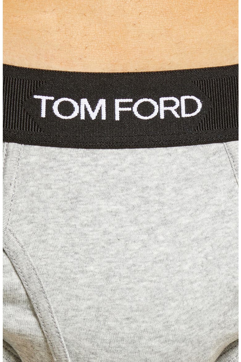 2-Pack Cotton Stretch Jersey Briefs, Alternate, color, GREY MELANGE