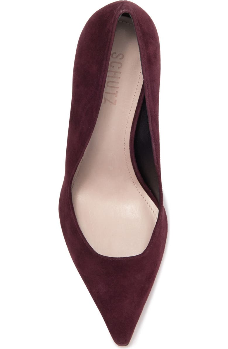 Schutz Guinewer Suede Stiletto Pump, Alternate, color,