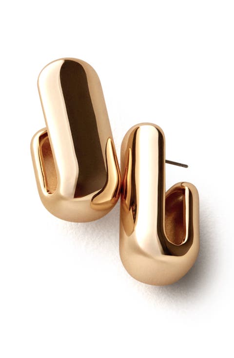 Large Leon Hoop Earrings